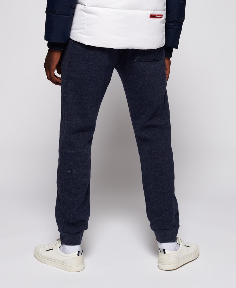 Mens Orange Label Slim Joggers in Atlantic Navy Grit Superdry UK