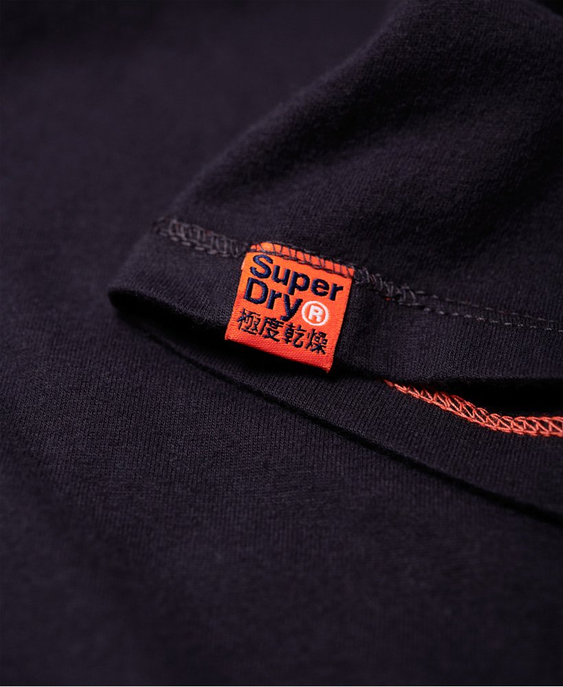 Mens - Vintage Embroidery T-Shirt in Truest Navy | Superdry UK