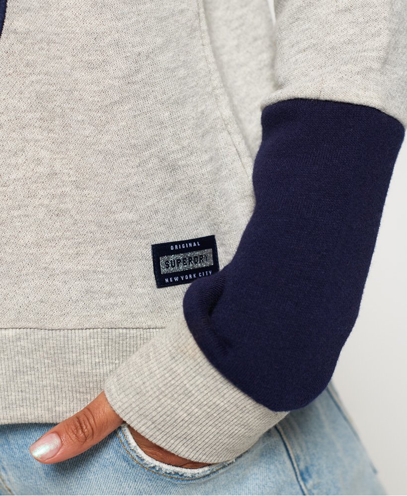 Superdry Sudadera con cuello redondo, paneles y aplicación 5