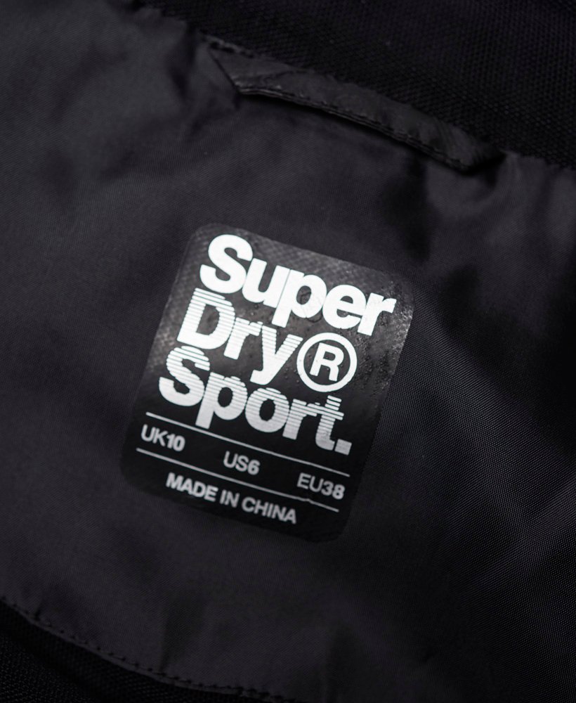 Womens - Active Batwing Jacket in Black Diagonal Logo | Superdry UK