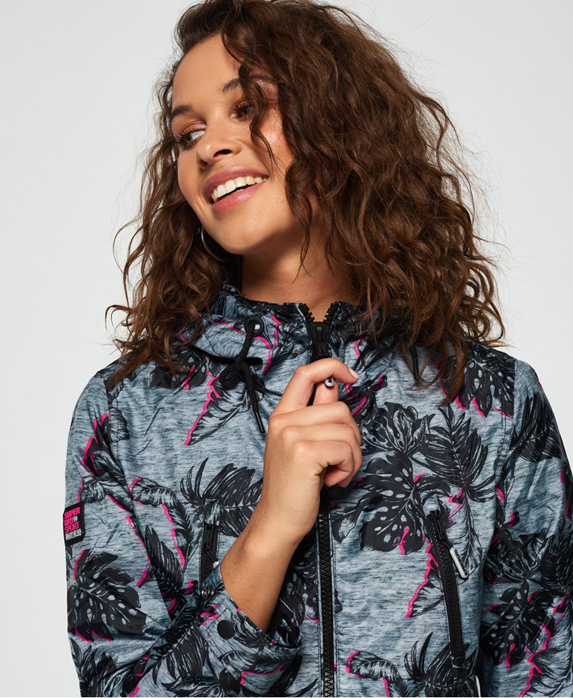 Womens - Sports Mac in Tropical Foliage | Superdry UK