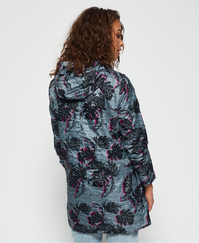 Womens - Sports Mac in Tropical Foliage | Superdry UK