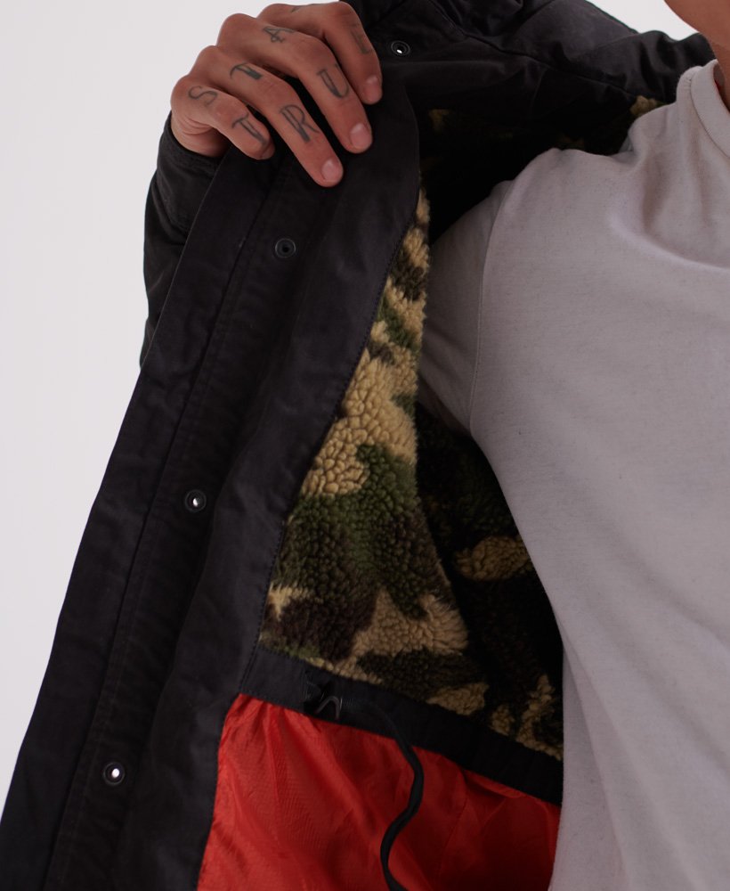 Men's - Classic Rookie Pocket Jacket in Furnace Black | Superdry UK