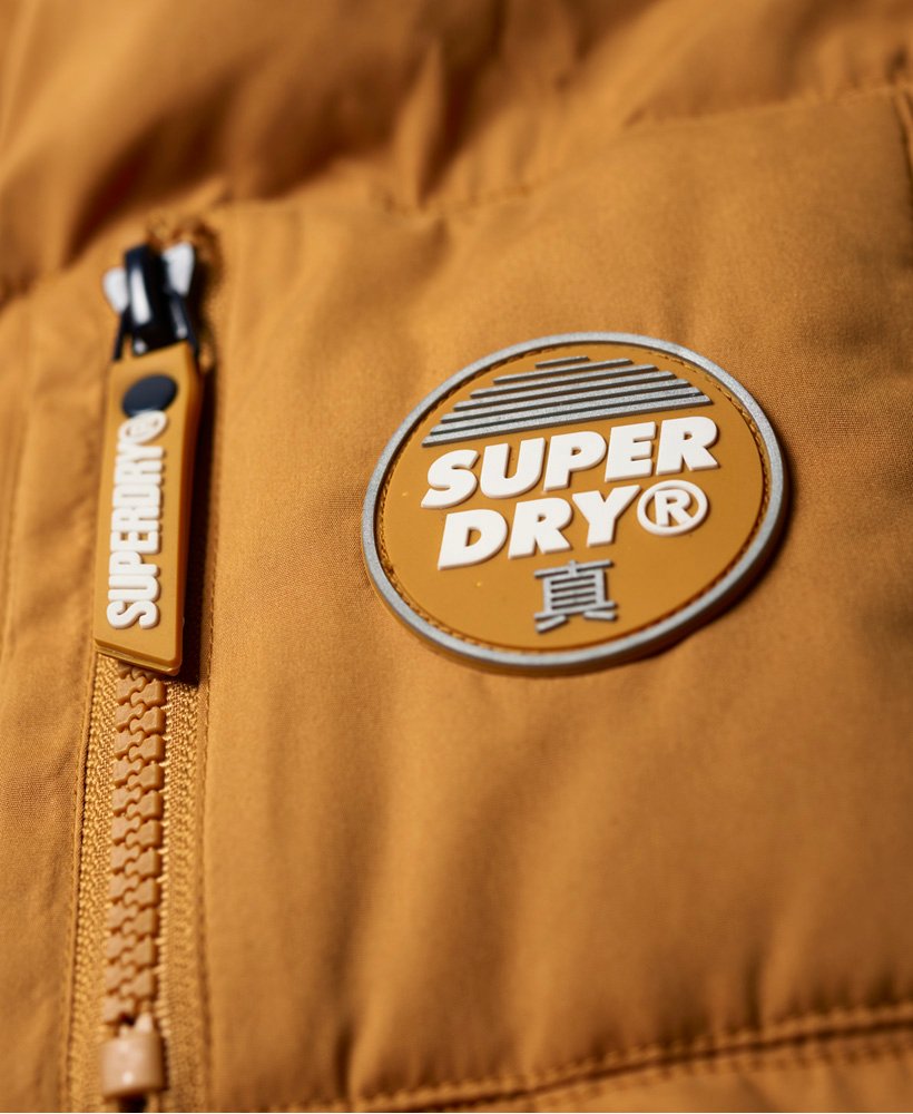 Womens - Sphere Padded Ultimate Jacket in Spectra Yellow | Superdry UK