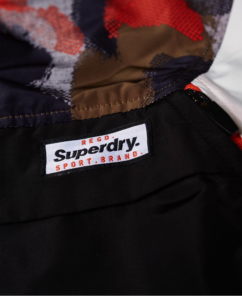 Men's - Jared Overhead Jacket in Green Camo | Superdry UK
