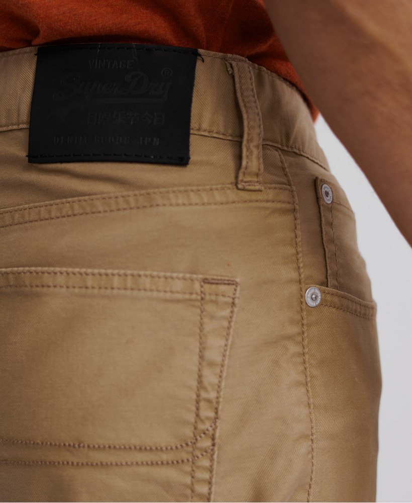 Mens - Edit Tyler Slim Twills Trousers in Khaki | Superdry