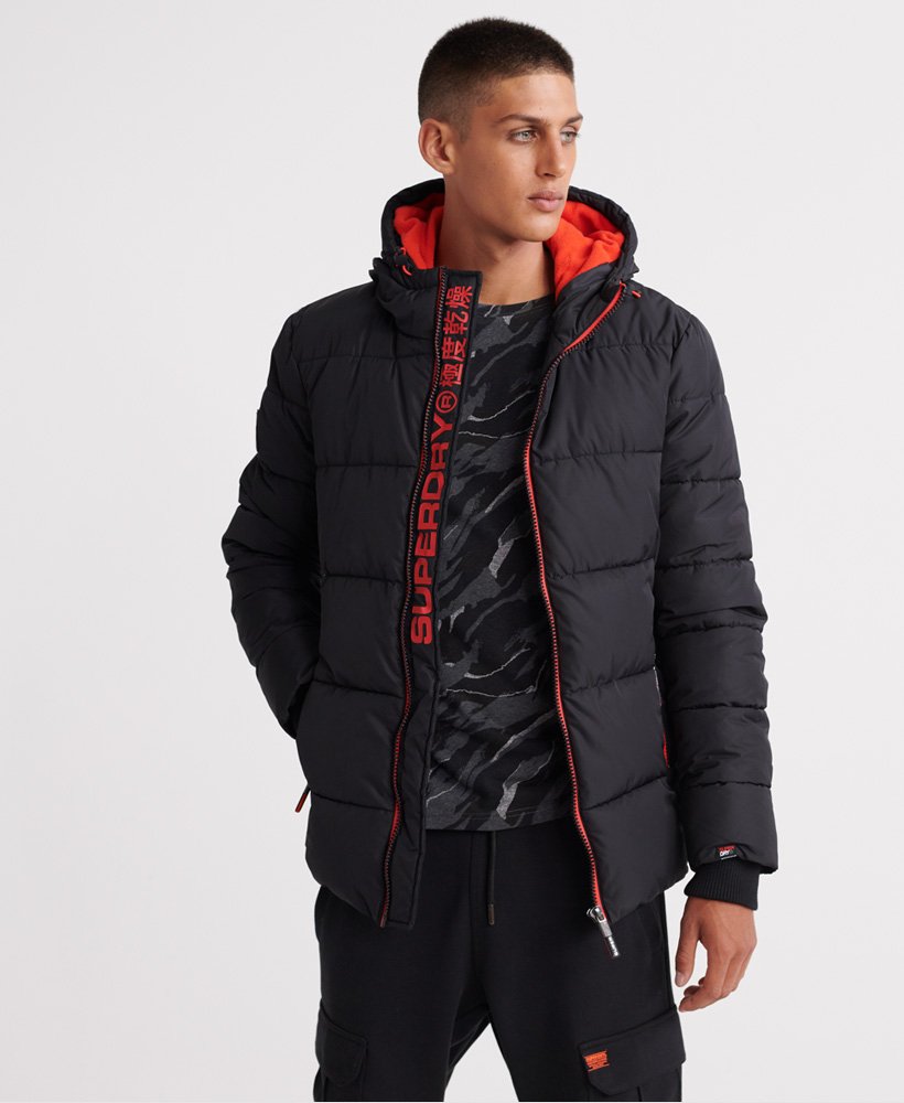 superdry men's sports puffer jacket