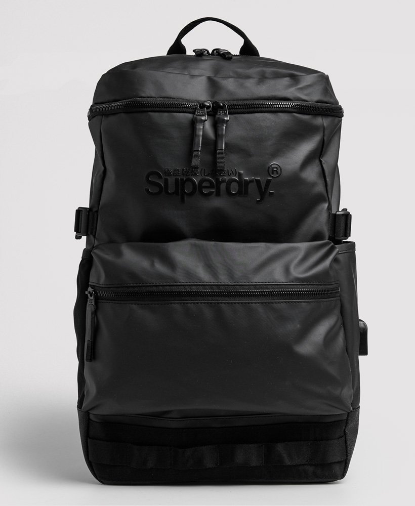 Men’s - Commuter Tarp Rucksack in Black | Superdry