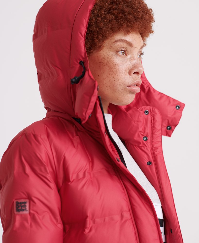 Womens - Koanda Puffer Jacket in Raspberry Red | Superdry UK
