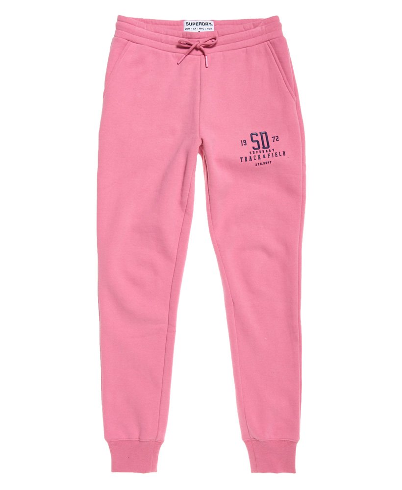 Womens - Track & Field Joggers in Pink | Superdry UK