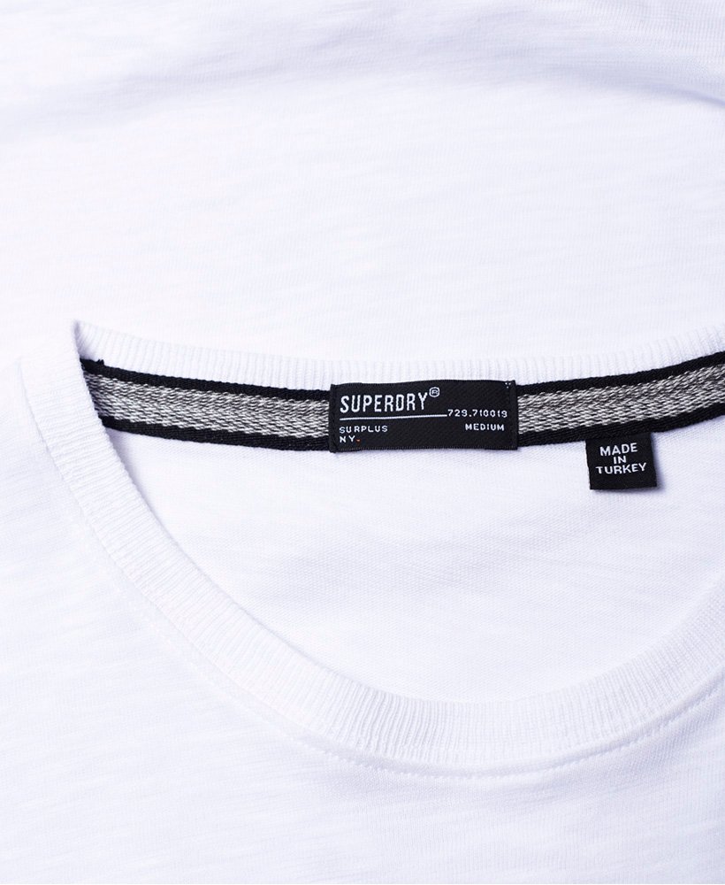 Mens - Surplus Goods Short Sleeve Pocket T-Shirt in Optic | Superdry