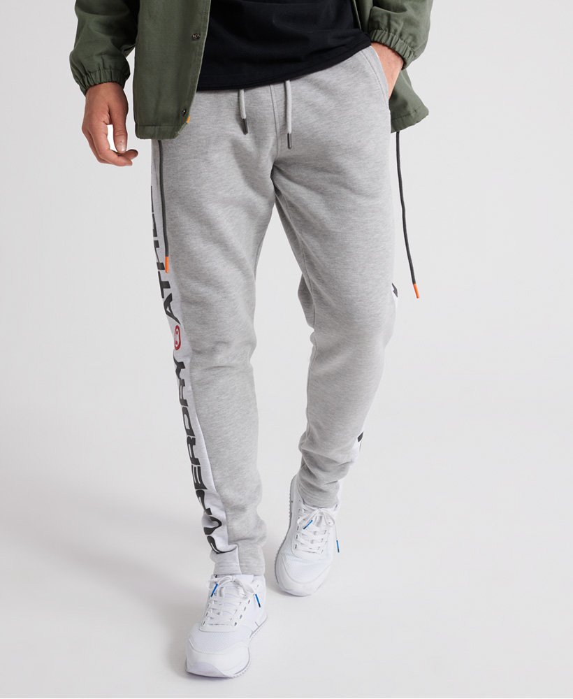 Mens - Trophy Joggers in Grey | Superdry