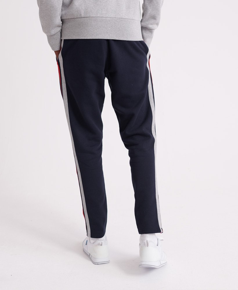 Mens - Heritage Applique Joggers in Rich Navy | Superdry