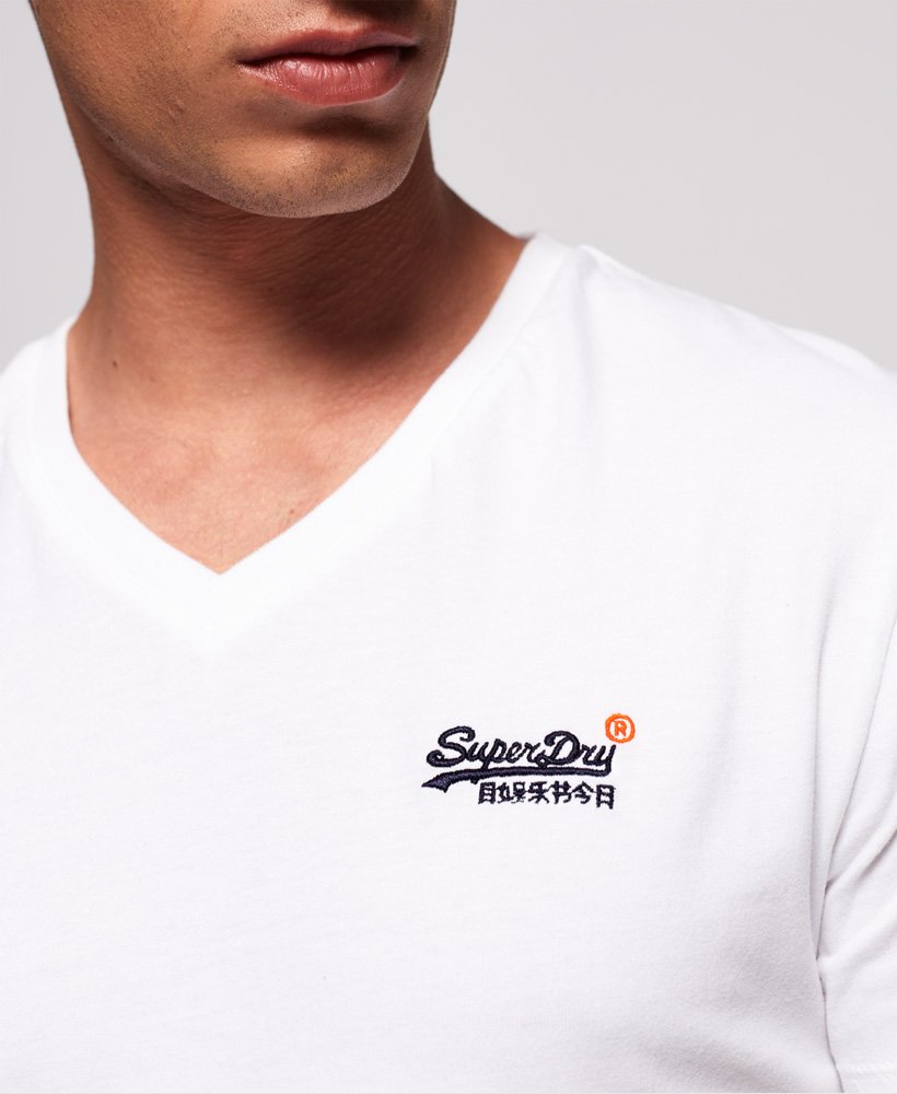 Superdry Organic Cotton Vintage Embroidery V-Neck T-Shirt
