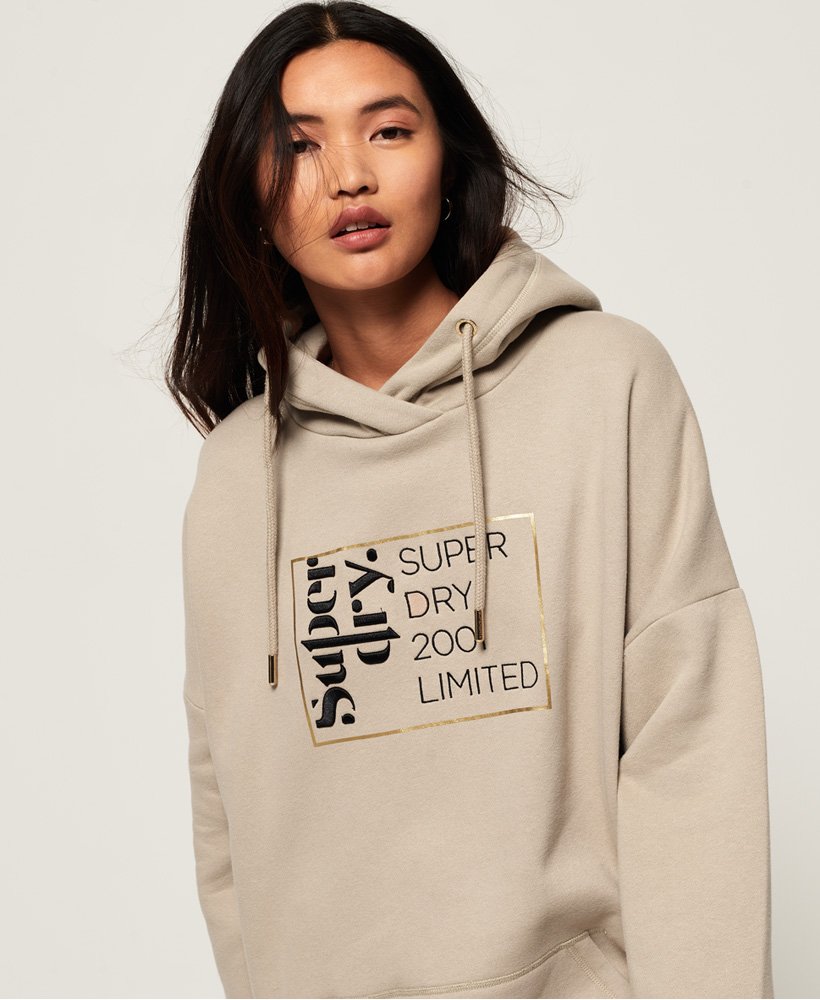 Womens - Ana Hoodie in Soft Camel | Superdry UK