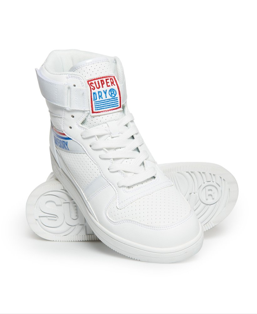 superdry white trainers