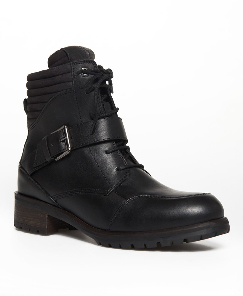 Women's - Riley Padded Boots in Black | Superdry IE