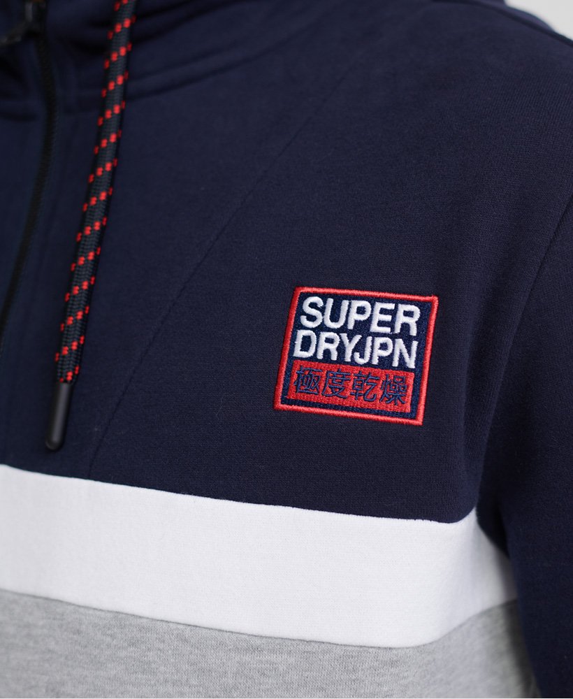 superdry half zip hoodie