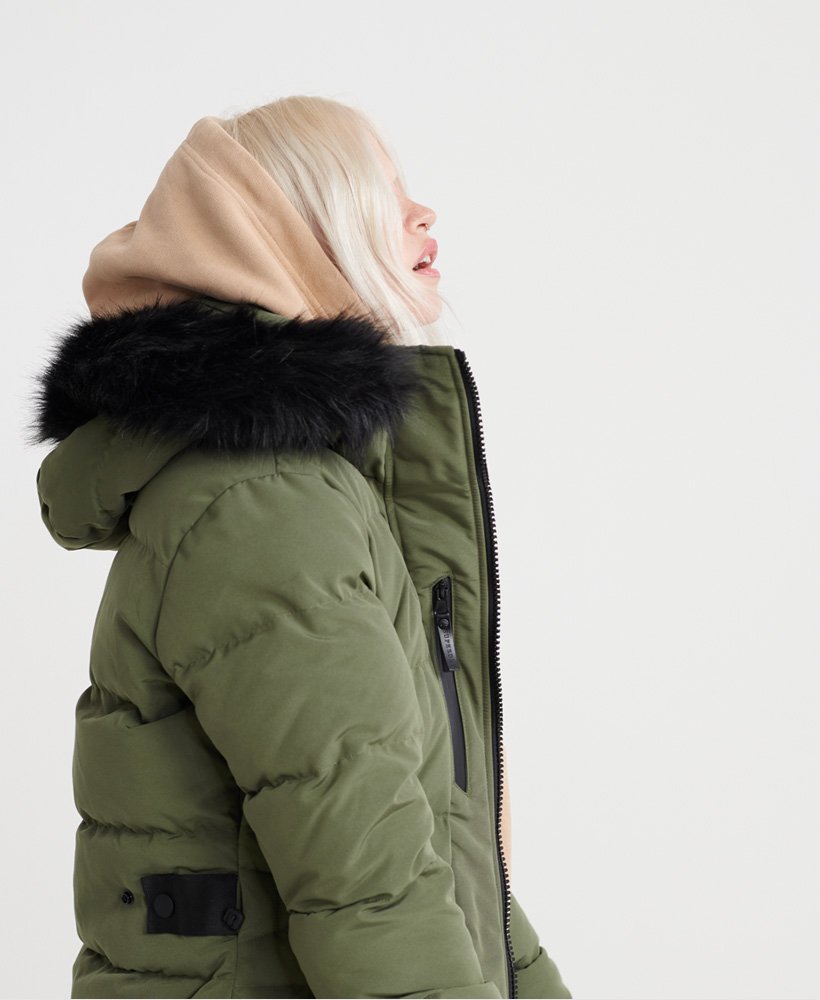 Premium down store peak jacket