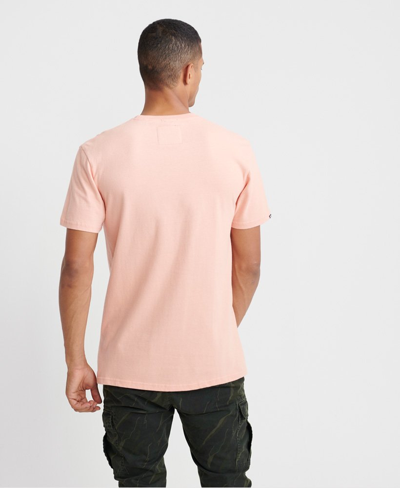 Mens Ticket Type Box Fit TShirt in Antique Peach Superdry