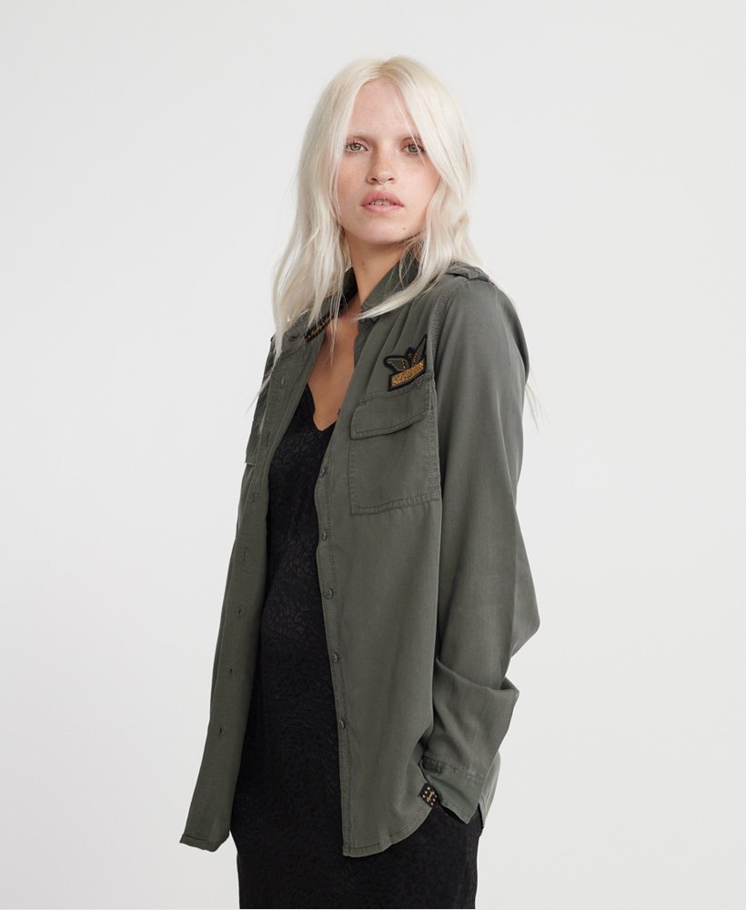 Superdry Harlowe Military Shirt - Womens Sale - all sites - View all