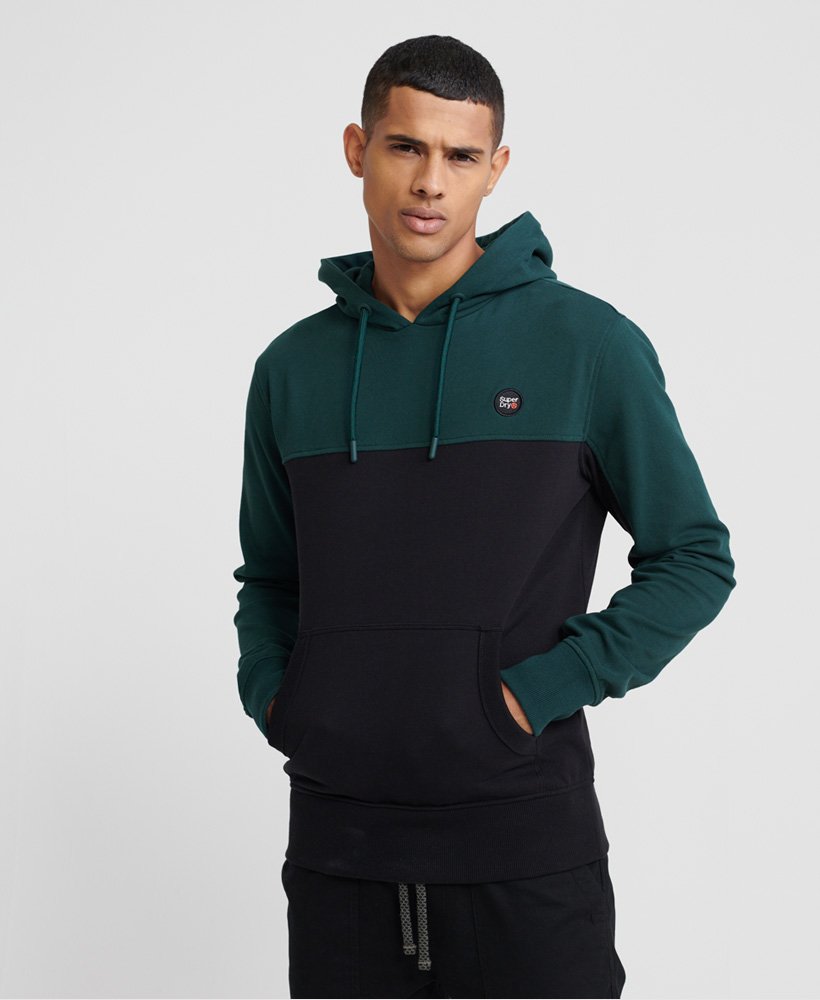colour block hoodie