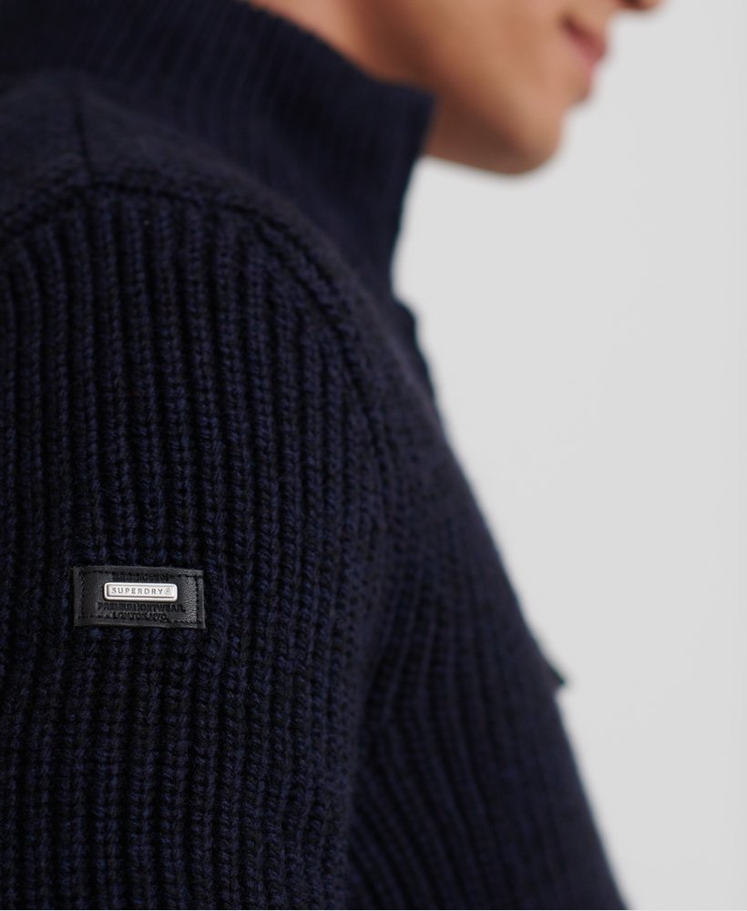 superdry downhill zip through cardigan