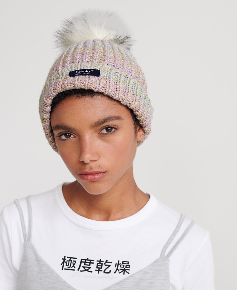 superdry sparkle beanie