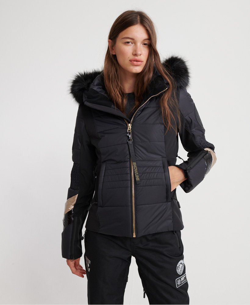 SUPERDRY Superdry SD SKI RUN - Chaqueta mujer pink/black - Private