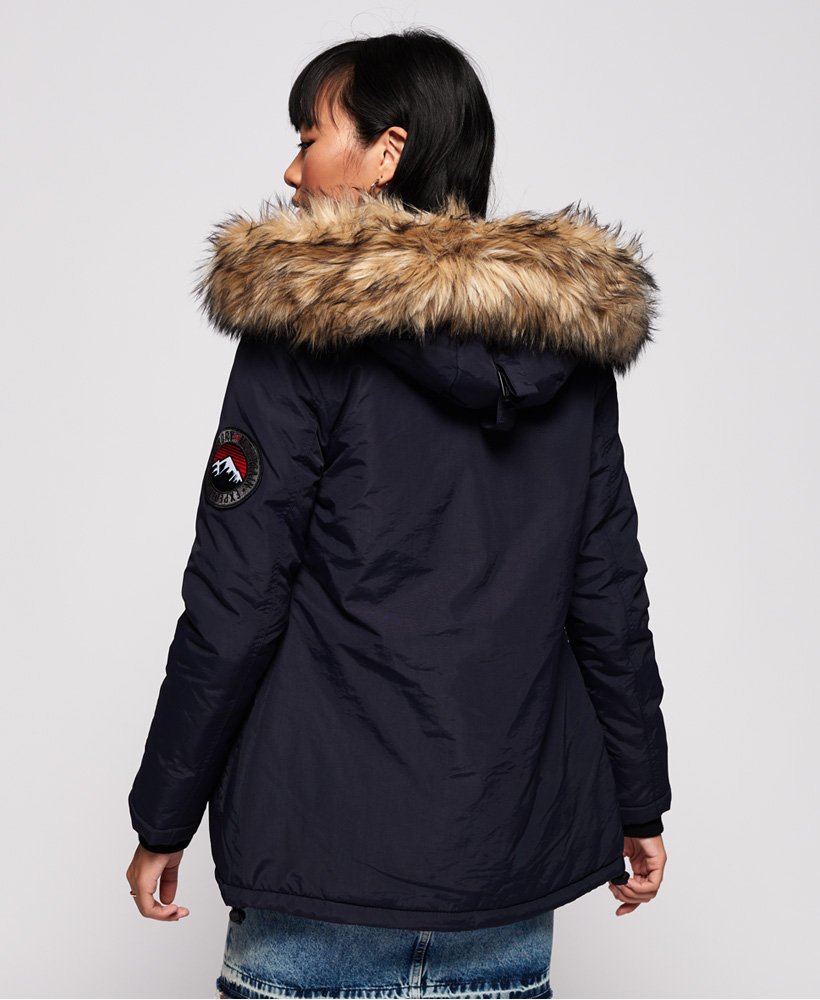 Women's Everest Parka Jacket in Navy | Superdry CA-EN