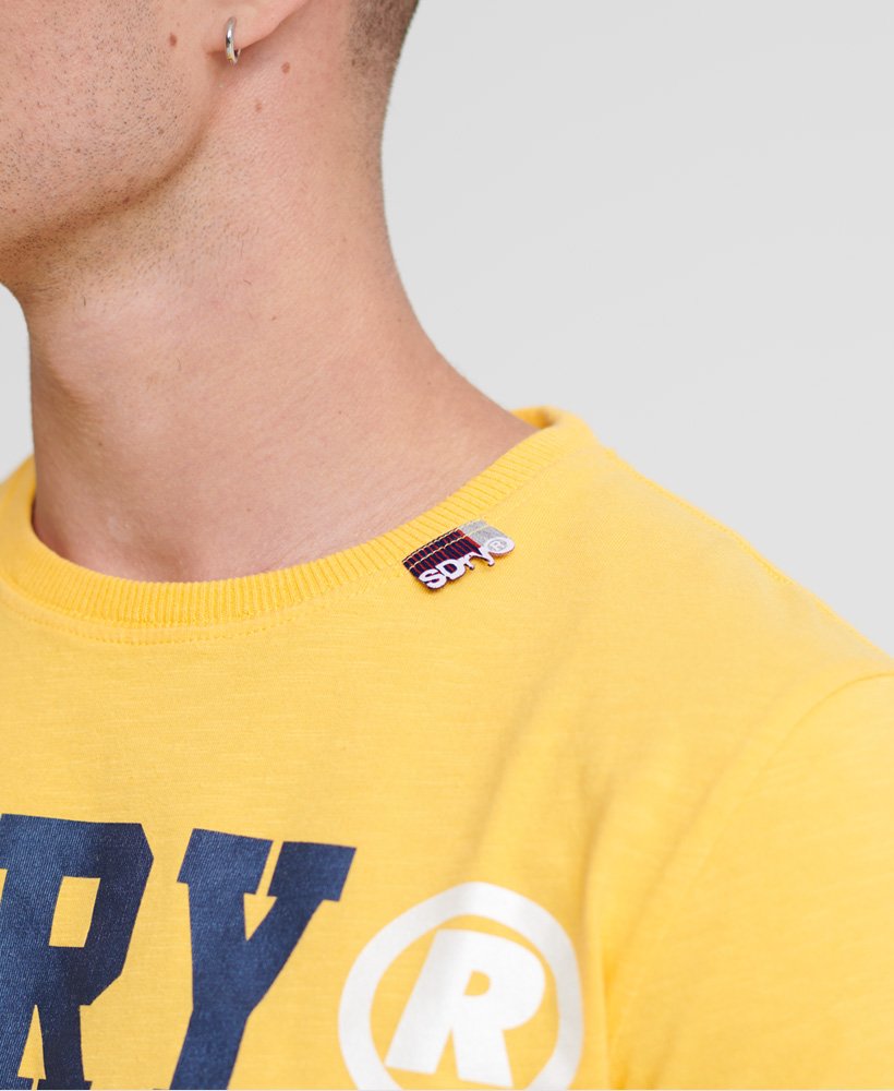 Mens - Dollar Dry T-Shirt in Yellow | Superdry