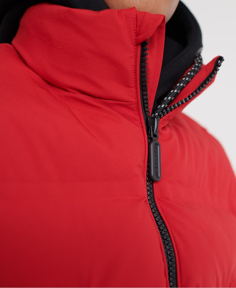 Men's - Ultimate Radar Quilt Puffer jacket in Red | Superdry UK