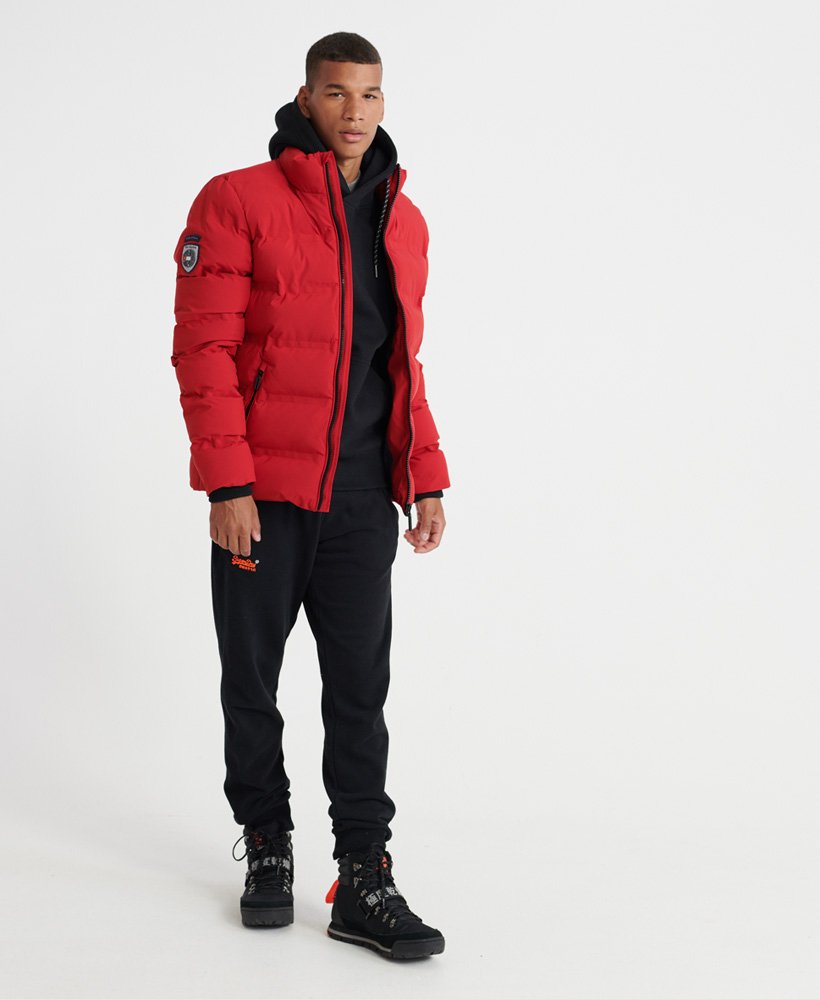 Men's - Ultimate Radar Quilt Puffer jacket in Red | Superdry UK