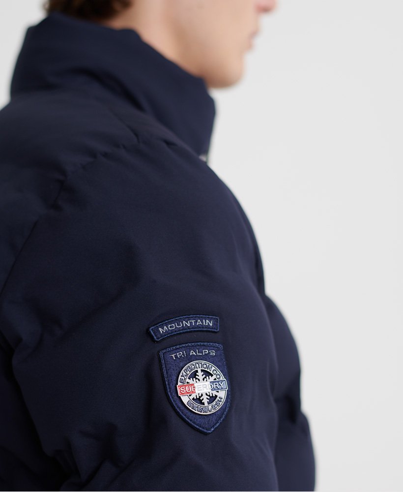 Men's - Ultimate Radar Quilt Puffer jacket in Navy | Superdry UK