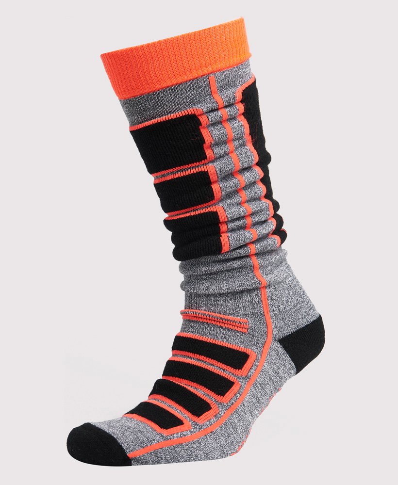 Dolomite Grey Mix Superdry Dry Mountaineer Double Pack Socks