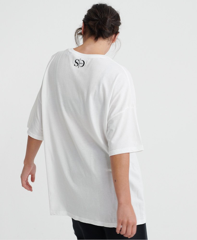 Superdry Edit Oversized T skjorte Dame Sale Tops Superdry Utah Oversized T skjorte Dame T skjorter
