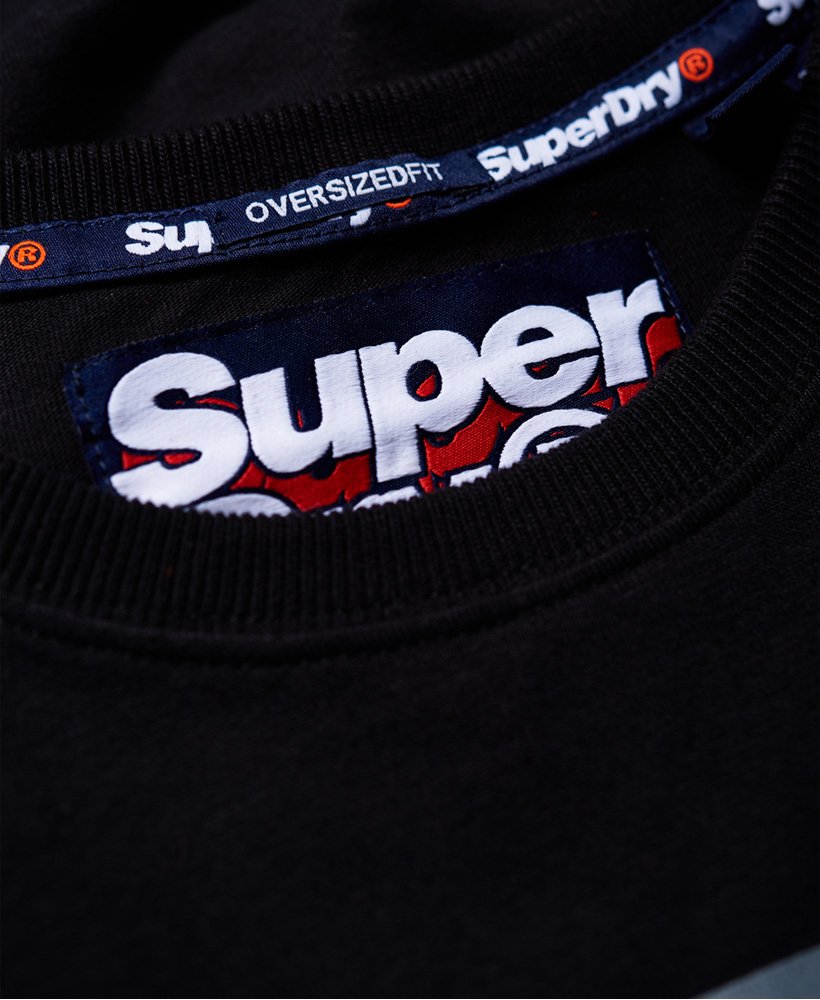 Mens - Ticket Type Camo Infill T-shirt in Black | Superdry UK