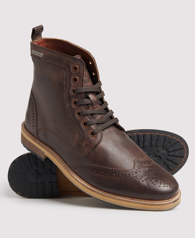 Mens - Shooter Boots in Brown | Superdry