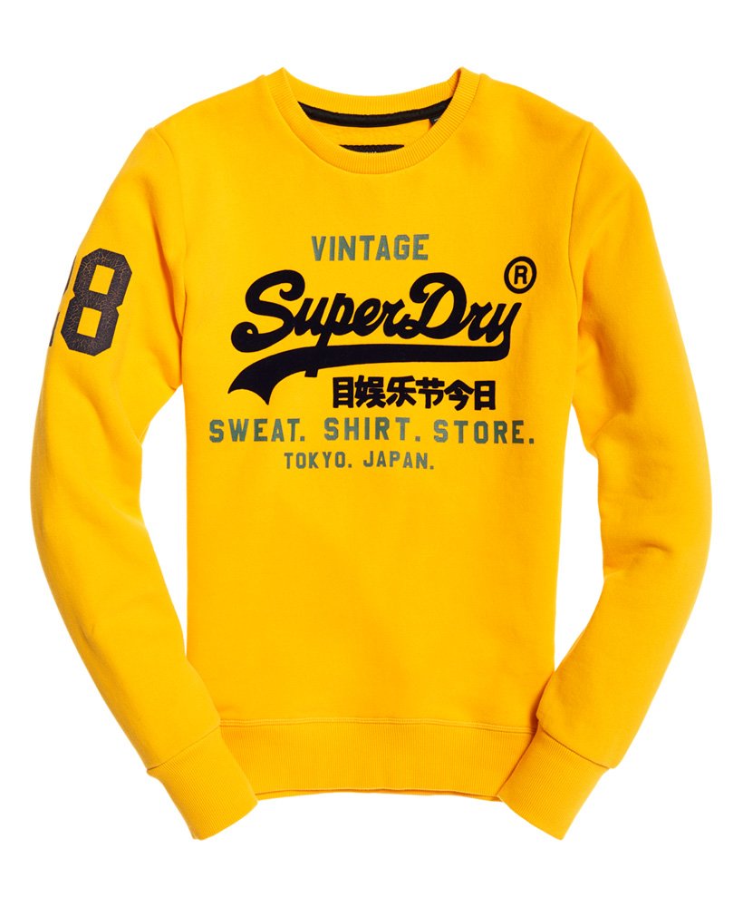 Mens - Sweat Shirt Store Crew Neck Sweatshirt in Academy Yellow ...