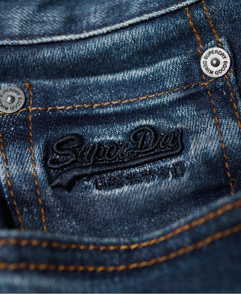 Mens - Tyler Slim Jeans in Union Dark Blue | Superdry UK