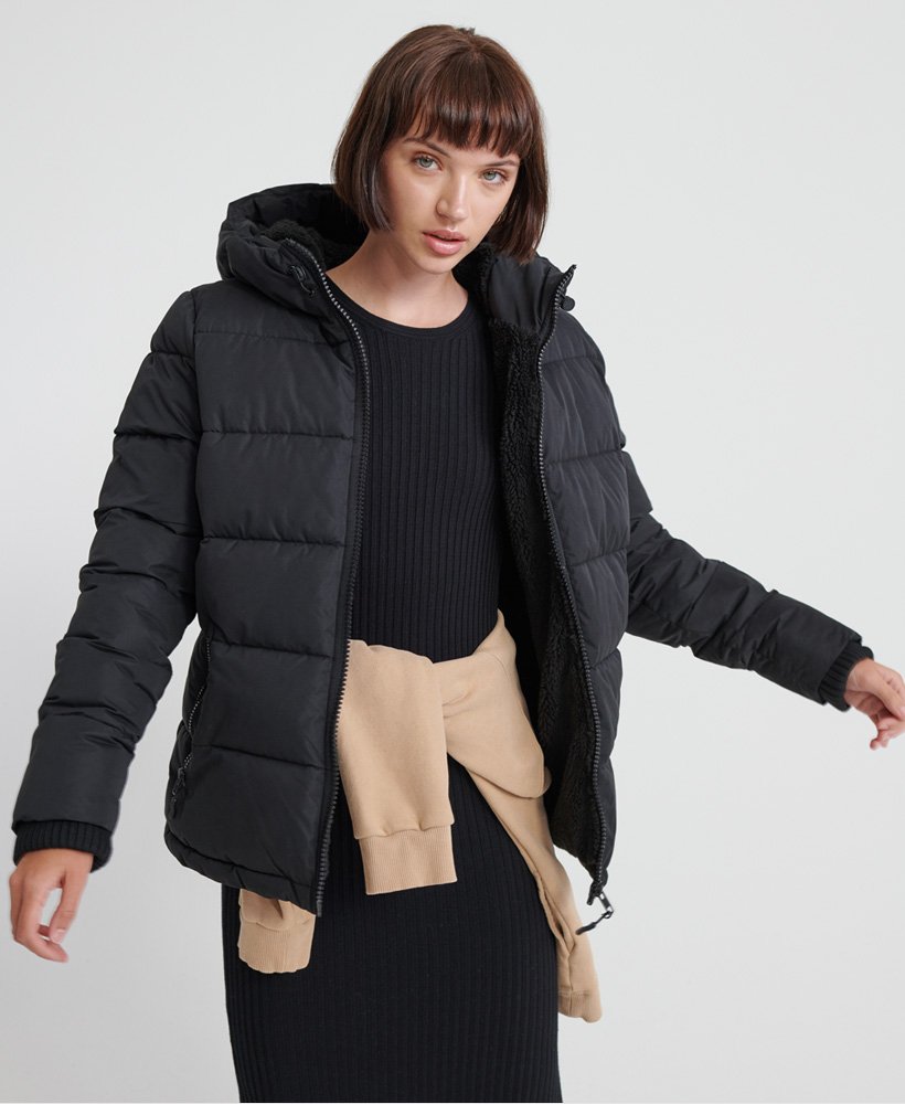 Superdry Akan Microfibre Womens Women\'s Padded - Winter-jackets Jacket