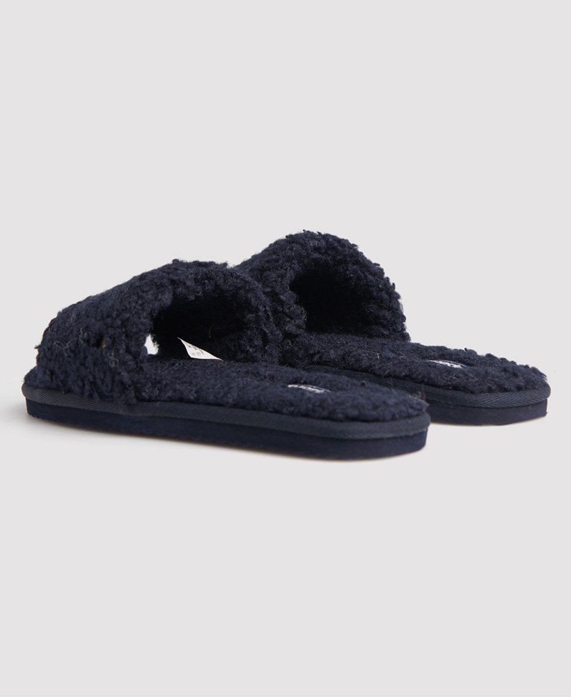 Women’s Slipper Sliders in Navy Superdry