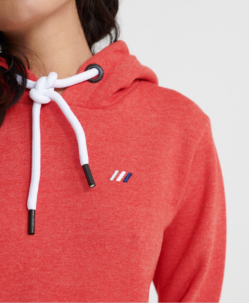 Superdry modern coral label best sale hit hoodie