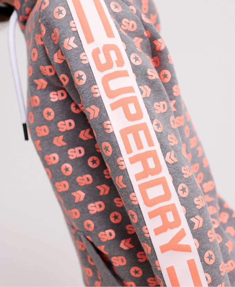 Superdry leopard print online hoodie