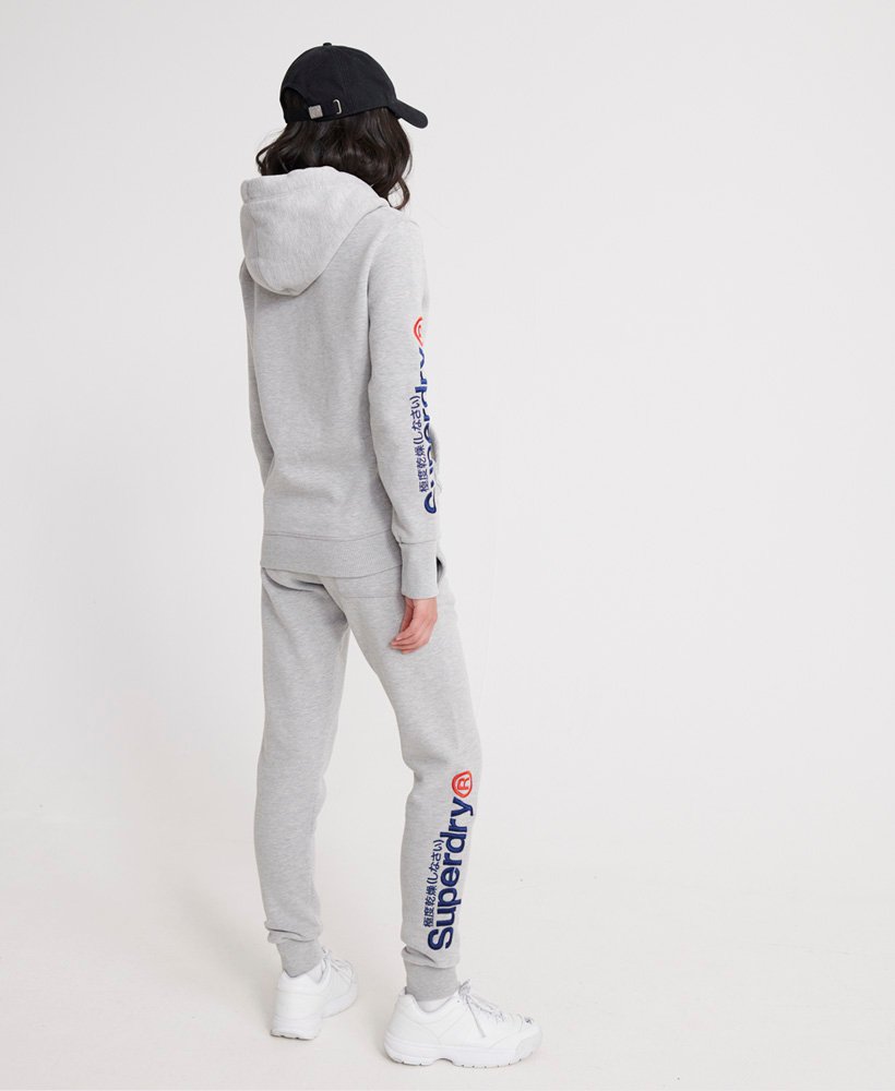 Superdry modern coral label hit online hoodie