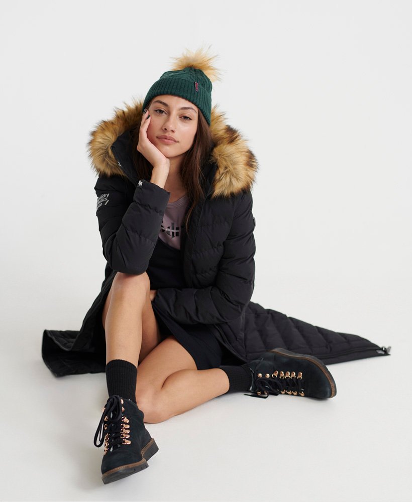 Superdry Lannah Cable Beanie - Women's Hats