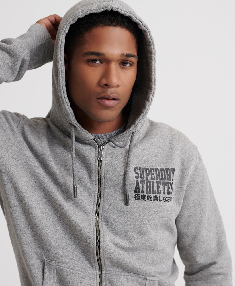 Superdry Mono Classic Zip Hoodie for Mens