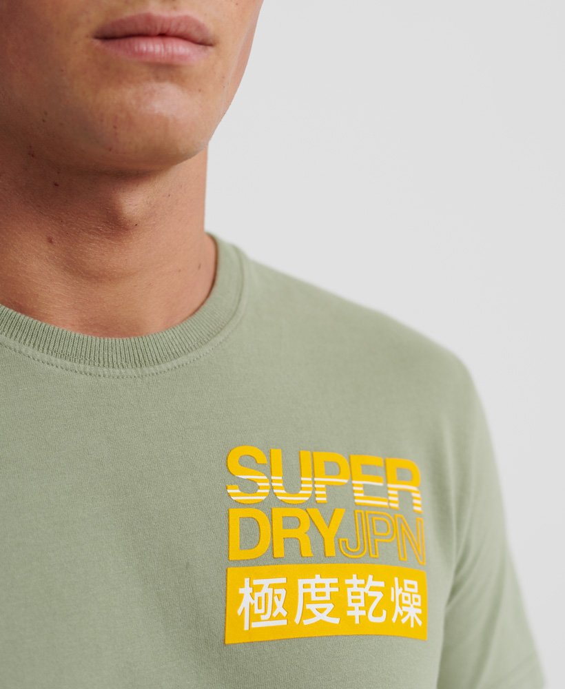 T-shirt com Ilustração Japonesa e Logótipo · Superdry · El Corte