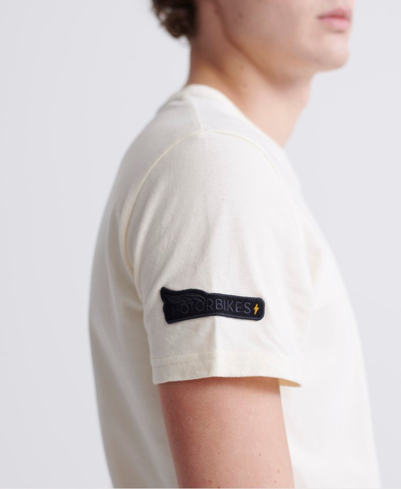 Superdry Merch Store Patch T skjorte Herre T skjorter Superdry Merch Store Patch T skjorte Herre T skjorter