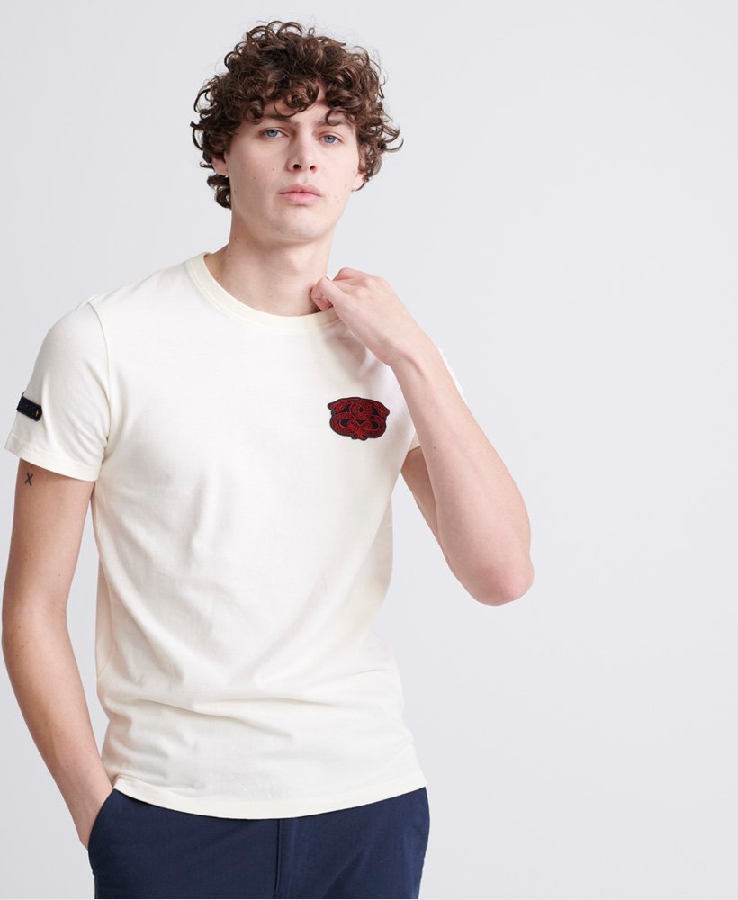 Superdry Merch Store Patch T skjorte Herre T skjorter Superdry Merch Store Patch T skjorte Herre T skjorter